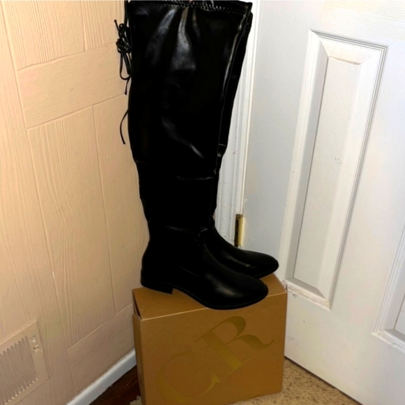Charlotte Russe leather Thigh high boots - Picture 2 of 3